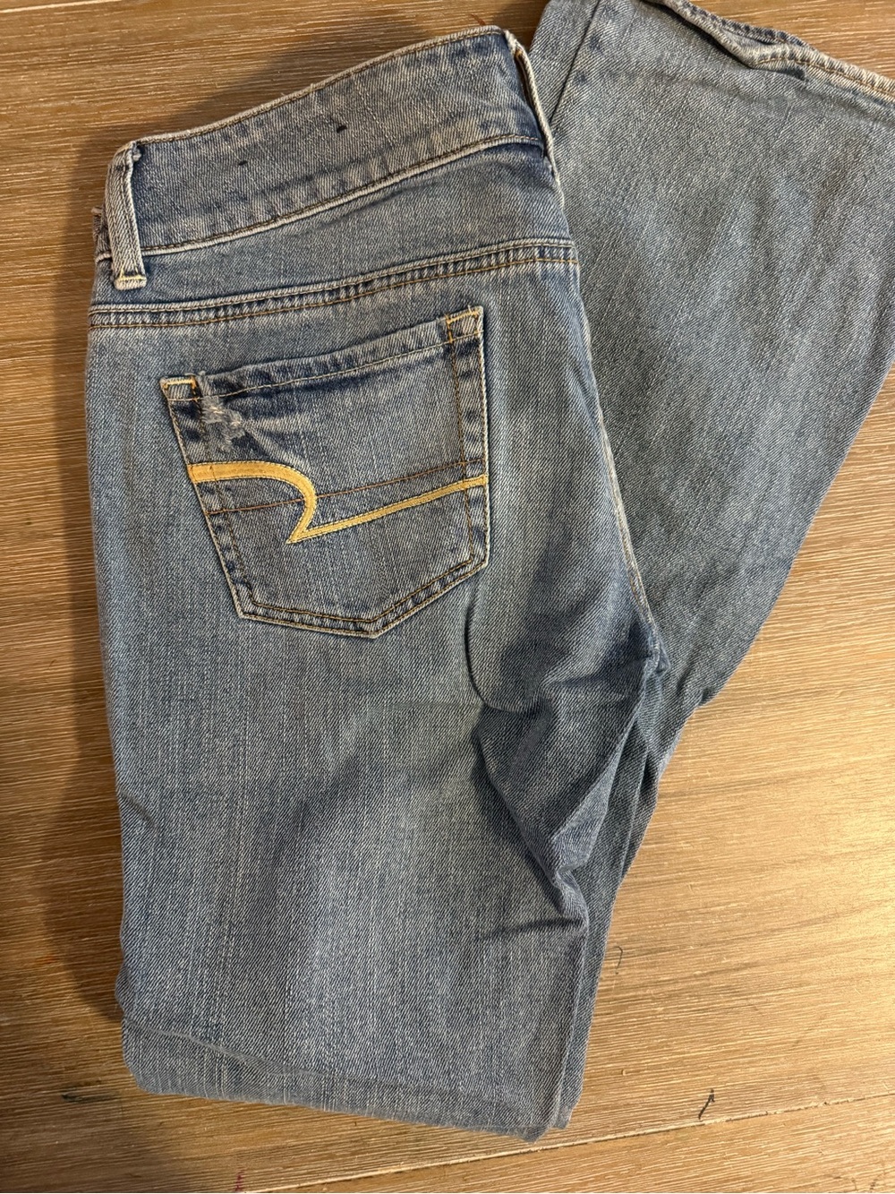 American Eagle Outfitters Light Blue Straight Jeans